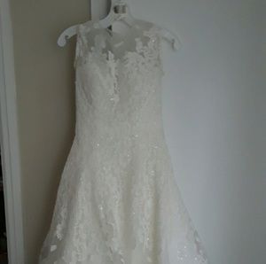 Wedding dress and sash davids bridal